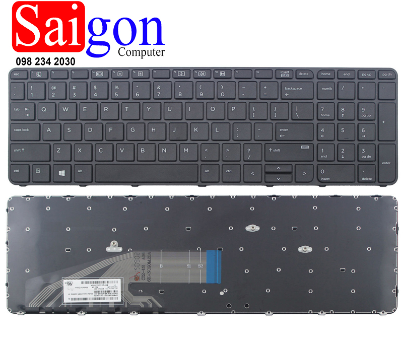 Bàn phím HP 450 G3/650 G2 led