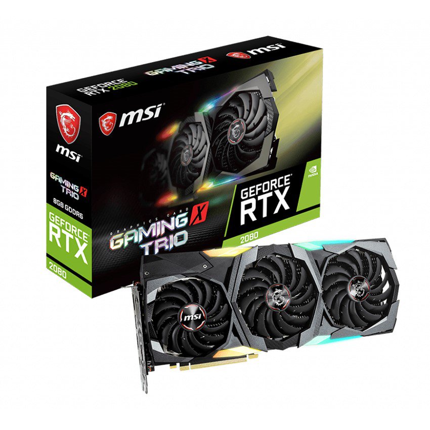 Card màn hình MSI RTX 2080 GAMING X TRIO