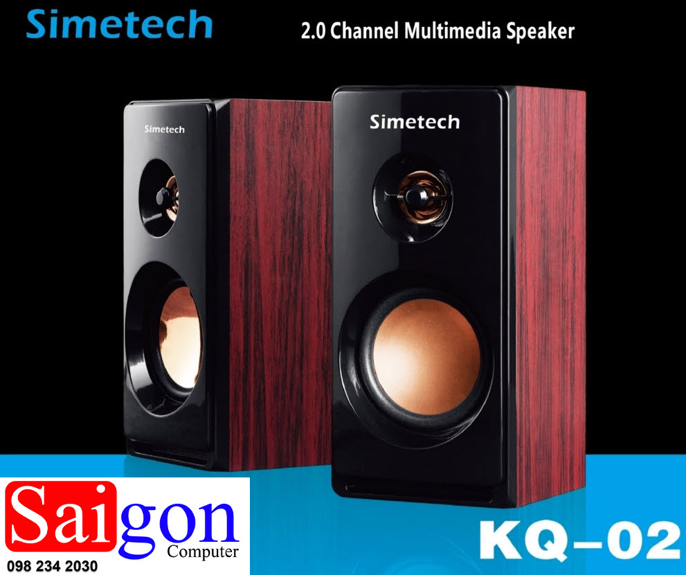 Loa vi tính SIMETECH KQ-02 chính hãng