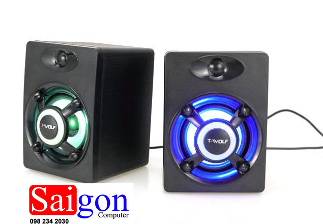 Loa vi tính T-WOLF S1 LED 7 màu