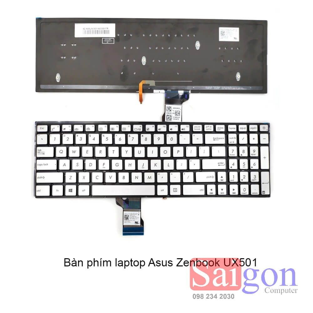 Bàn phím laptop Asus Zenbook UX501