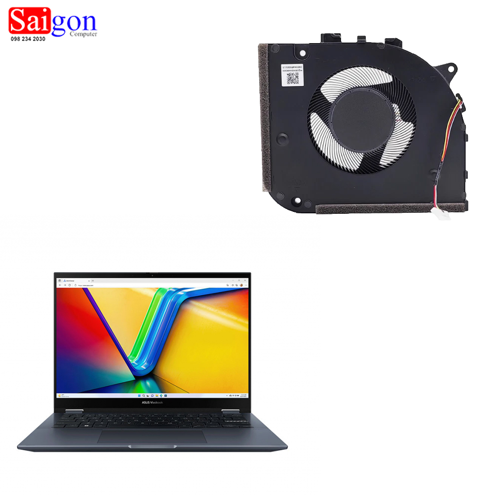 Quạt Tản Nhiệt Laptop ASUS Vivobook S14 Flip OLED TN3402