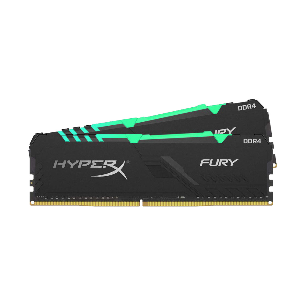 RAM desktop KINGSTON HyperX Fury RGB 16GB (2 x 8GB) DDR4 3200MHz (HX432C16FB3AK2/16)
