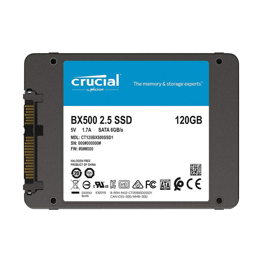 Ổ cứng SSD Crucial BX500 120GB 2.5 inch SATA3
