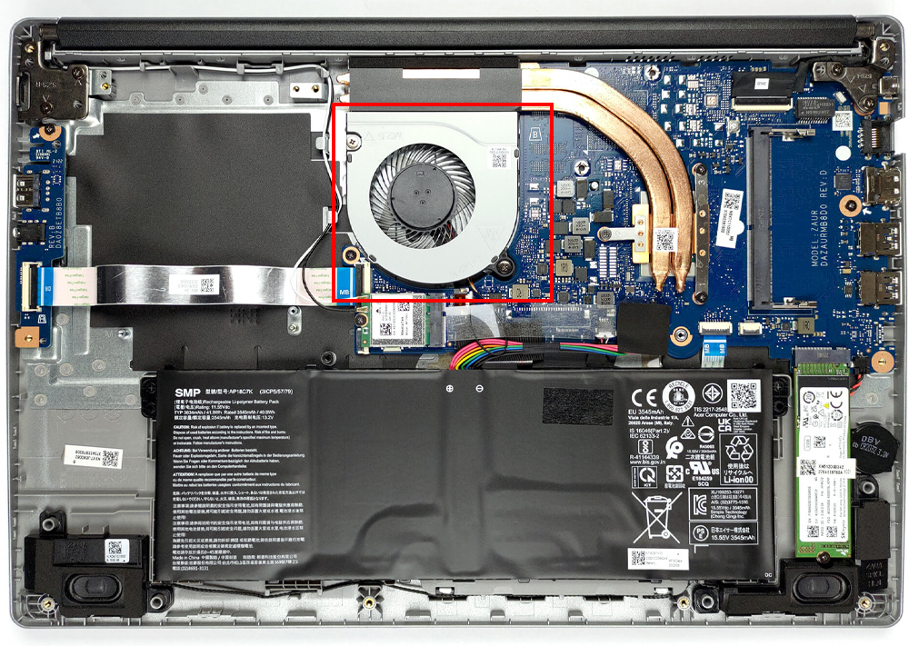 Quạt Tản Nhiệt Laptop Acer Aspire 3 A315-43