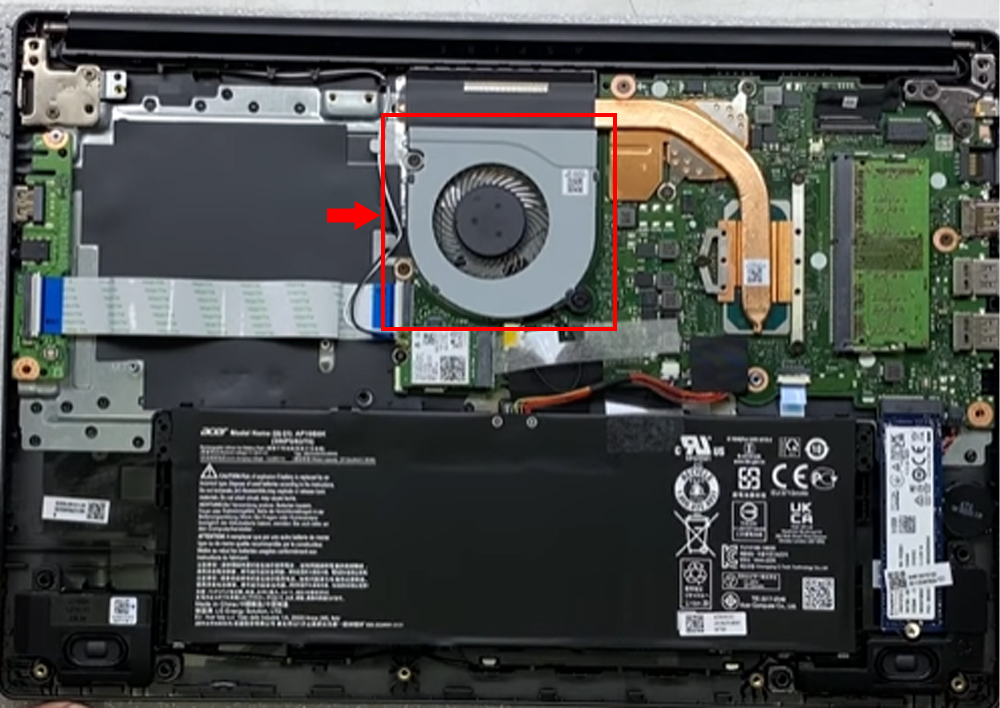 Quạt Tản Nhiệt Laptop Acer Aspire 3 A315 57 379K