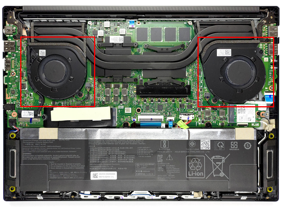 Quạt Tản Nhiệt Laptop ASUS Vivobook Pro 14X OLED N7401