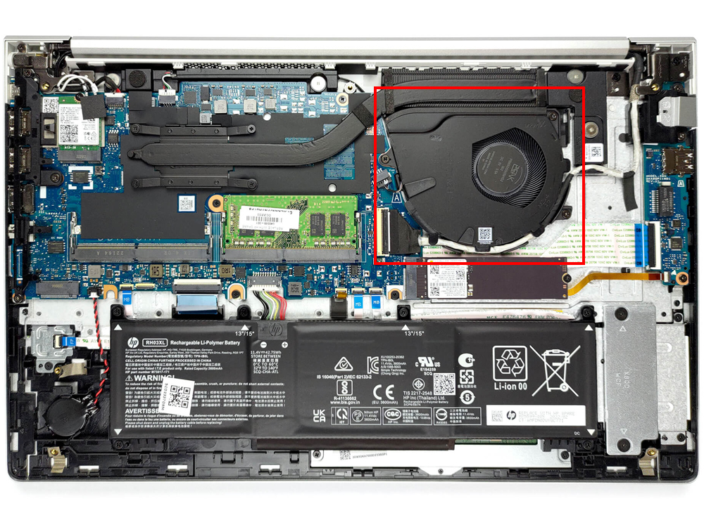 Quạt Tản Nhiệt Laptop HP EliteBook 650 G9