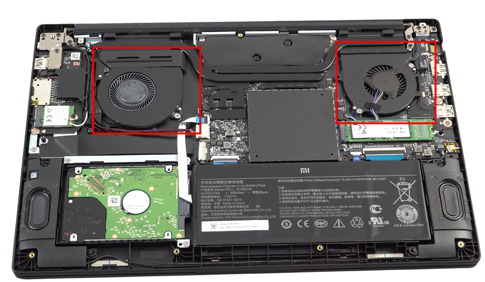 Quạt Tản Nhiệt Laptop Xiaomi Mi Notebook TM1709