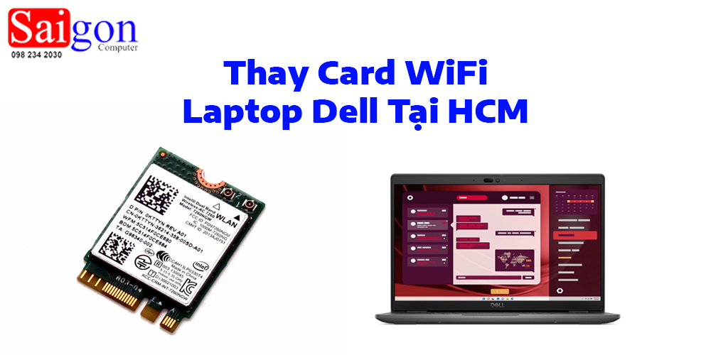Thay Card WiFi Laptop Dell