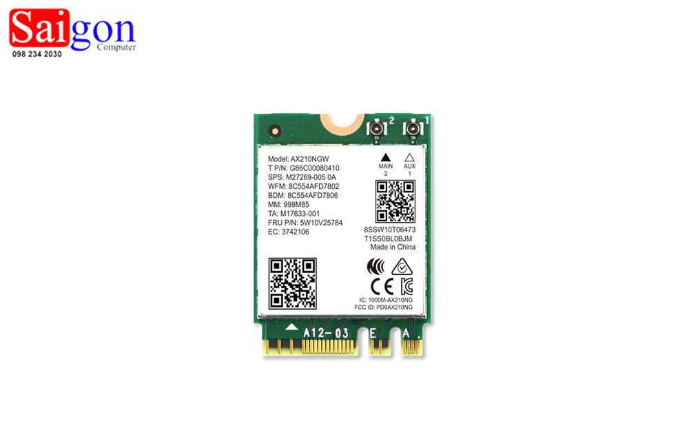 Thay Card WiFi Laptop Gigabyte Tại HCM