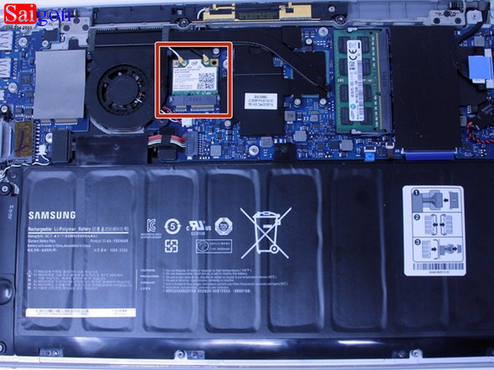 Thay Card WiFi Laptop Samsung Tại HCM