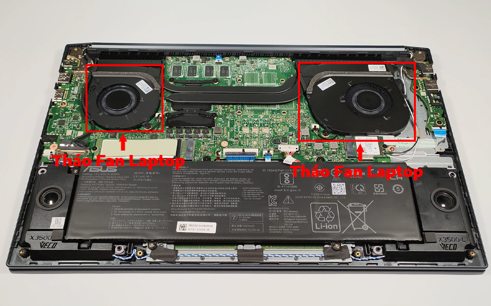 Hướng dẫn vệ sinh ASUS Vivobook Pro 15 OLED M3500